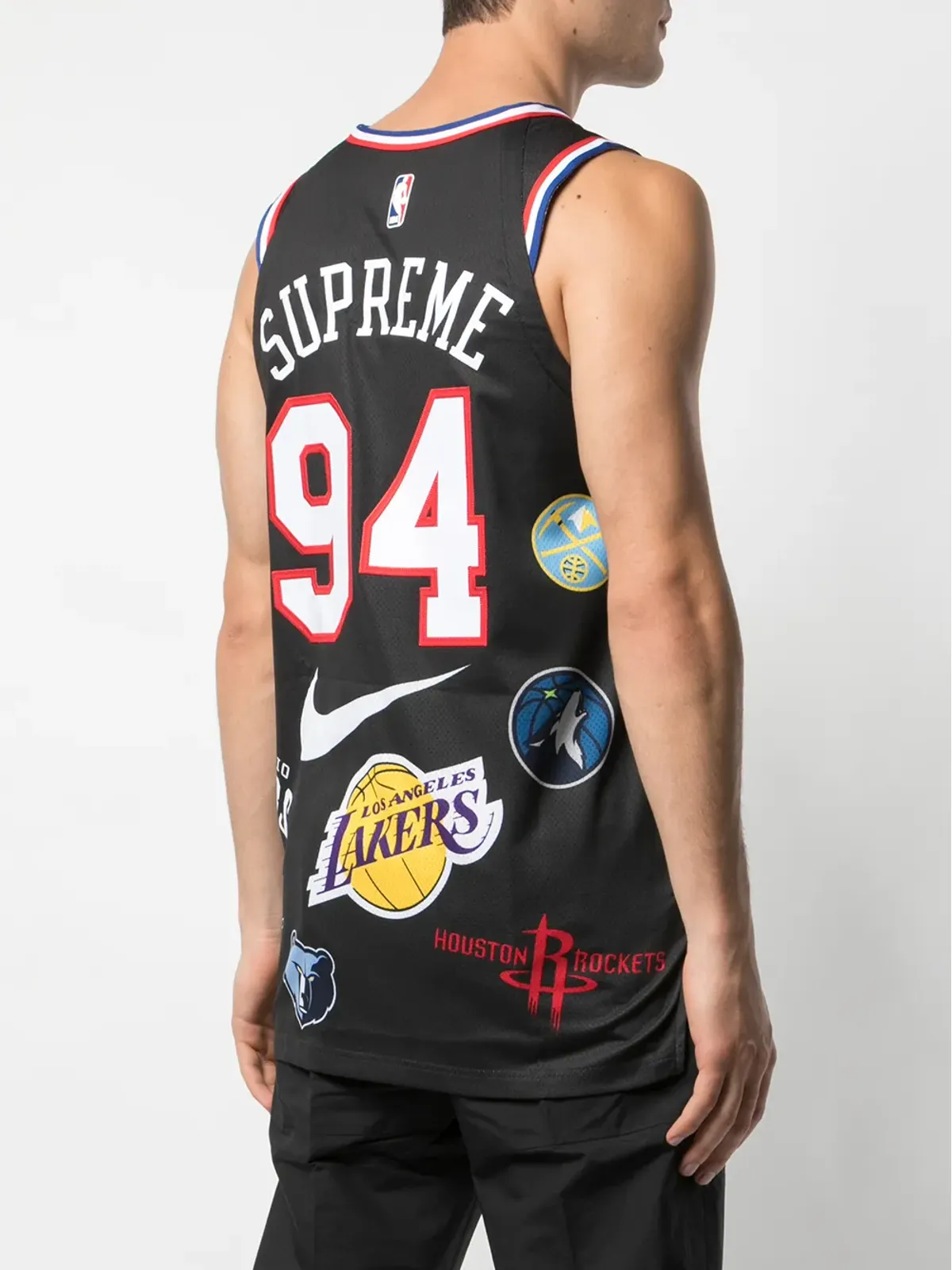 Supreme Nike/NBAチーム バスケットボール ジャージータンク - ブラック - 画像4