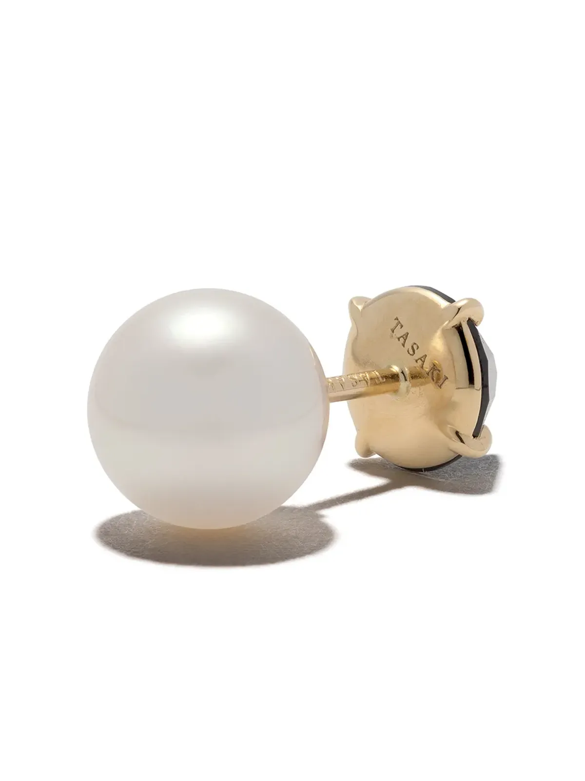 TASAKI 18kt イエローゴールド コレクションライン Refined Rebellion ブラックスピネル イヤリング - 画像4