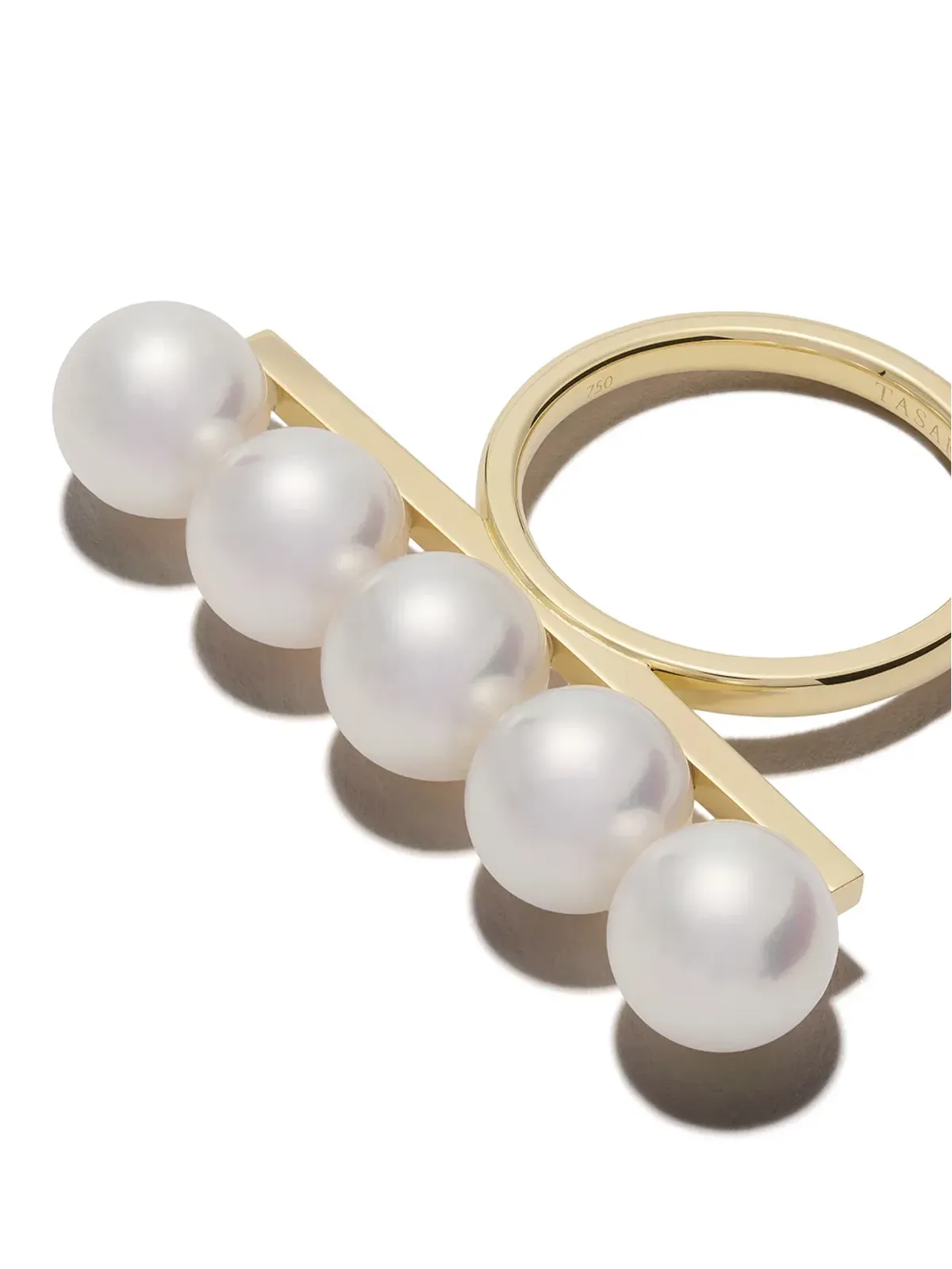 TASAKI 18Kイエローゴールド コレクションライン バランス シグネチャー リング - 画像3
