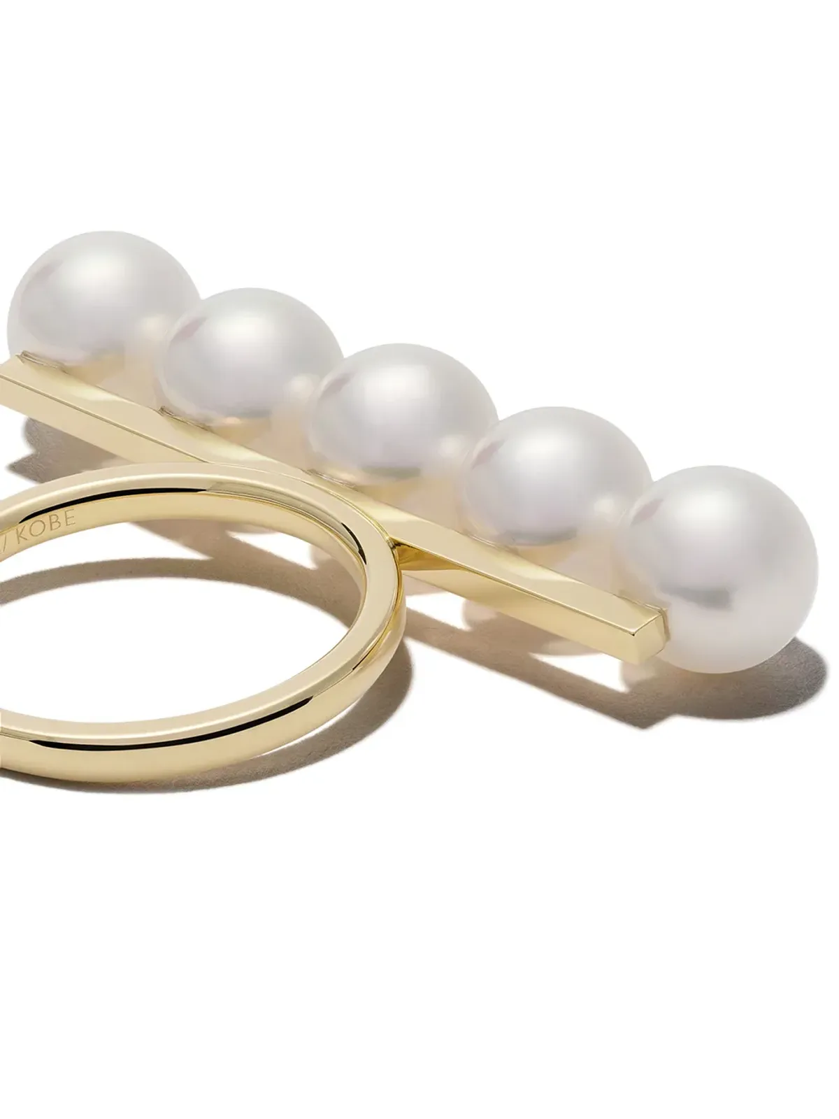 TASAKI 18Kイエローゴールド コレクションライン バランス シグネチャー リング - 画像4