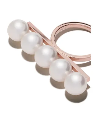 TASAKI 18kt rose gold Balance signature ring - Pink - サムネイル3