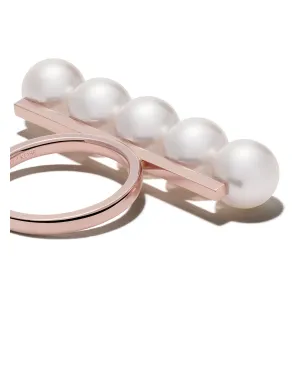 TASAKI 18kt rose gold Balance signature ring - Pink - サムネイル4