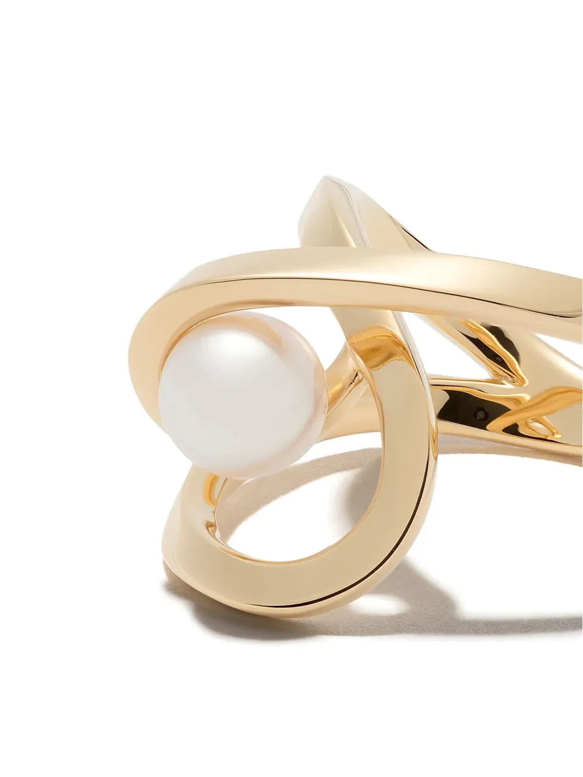 TASAKI 18K イエローゴールド アコヤ真珠リング アトリエ・オーロラ - 画像3