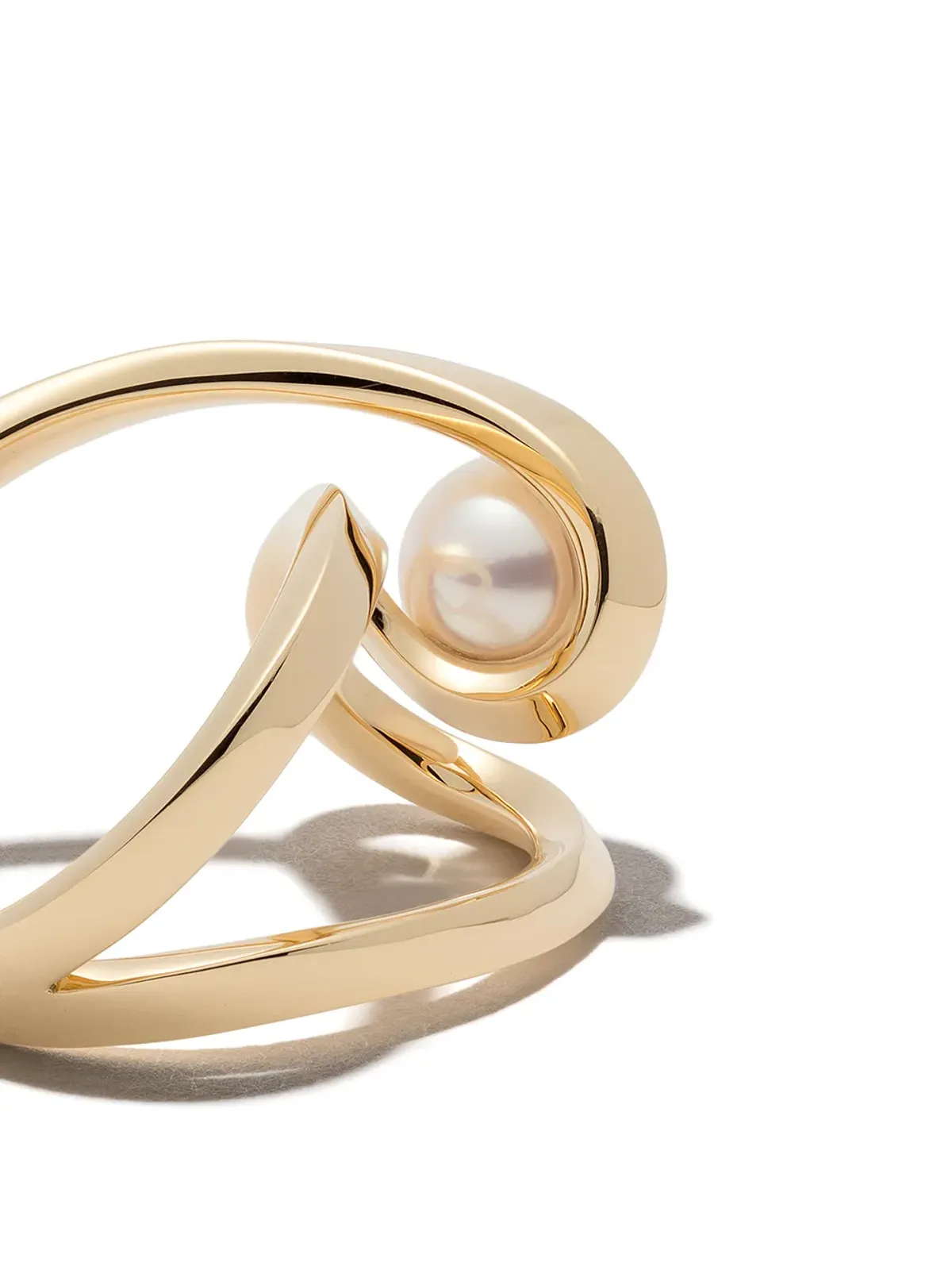TASAKI 18K イエローゴールド アコヤ真珠リング アトリエ・オーロラ - 画像4