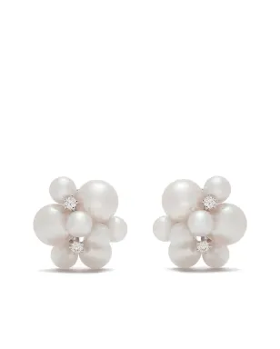 TASAKI 18ktホワイトゴールド アコヤ真珠ピアス - サムネイル1