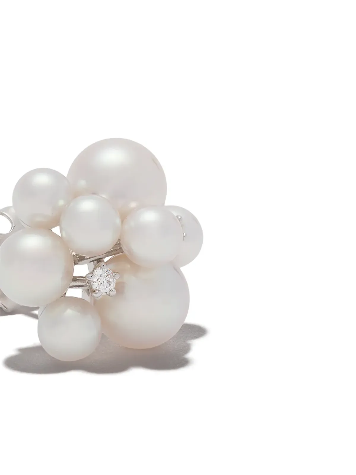 TASAKI 18ktホワイトゴールド アコヤ真珠ピアス - 画像3