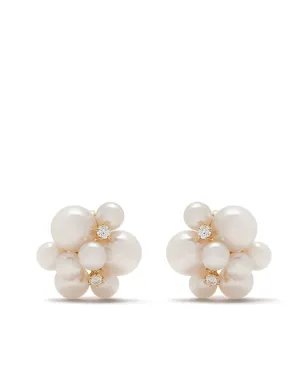 TASAKI 18K イエローゴールド アコヤ真珠 ピアス - サムネイル1