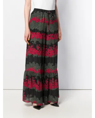 RED Valentino 花柄フレアパンツ - サムネイル3