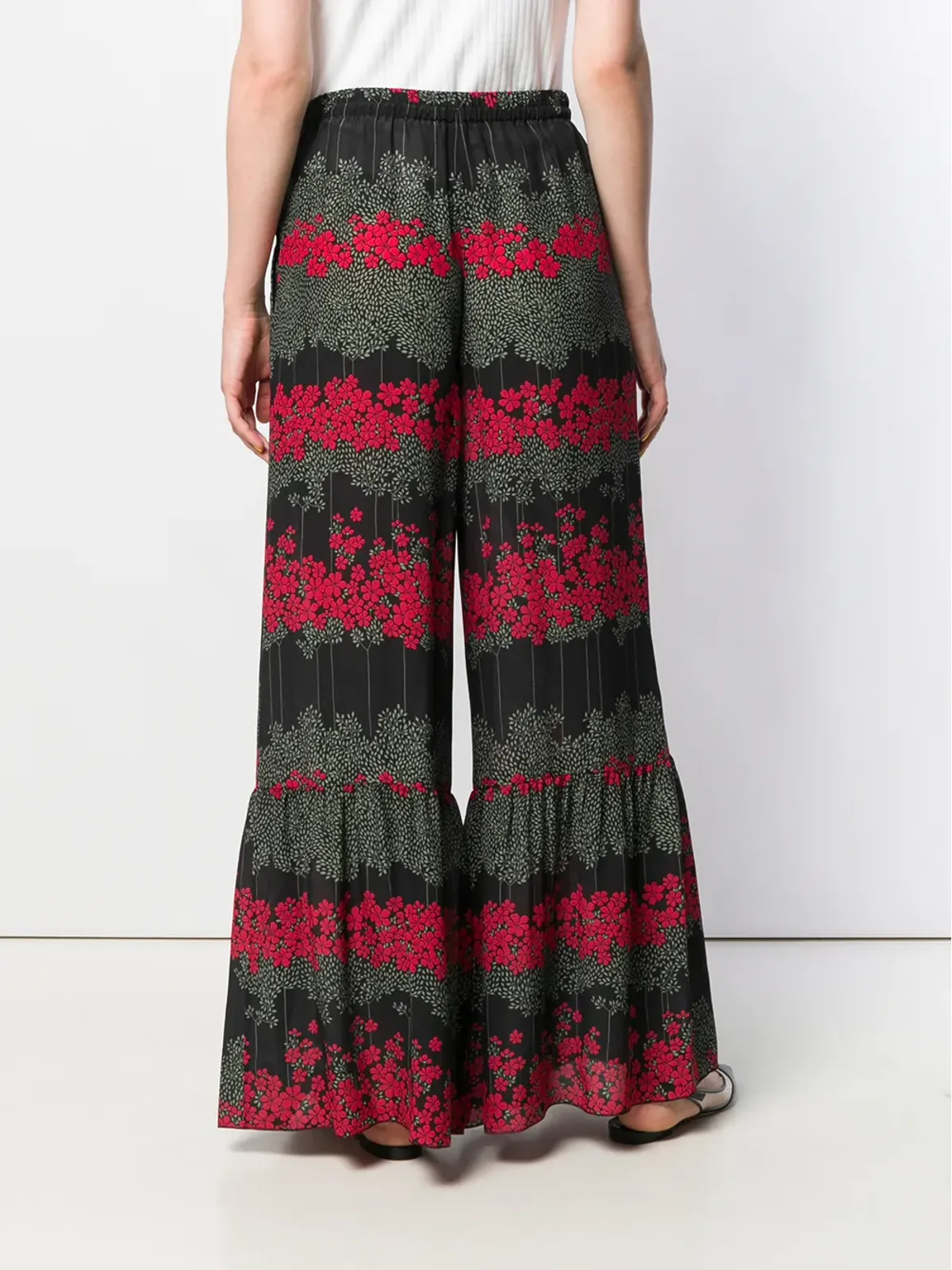 RED Valentino 花柄フレアパンツ - 画像4