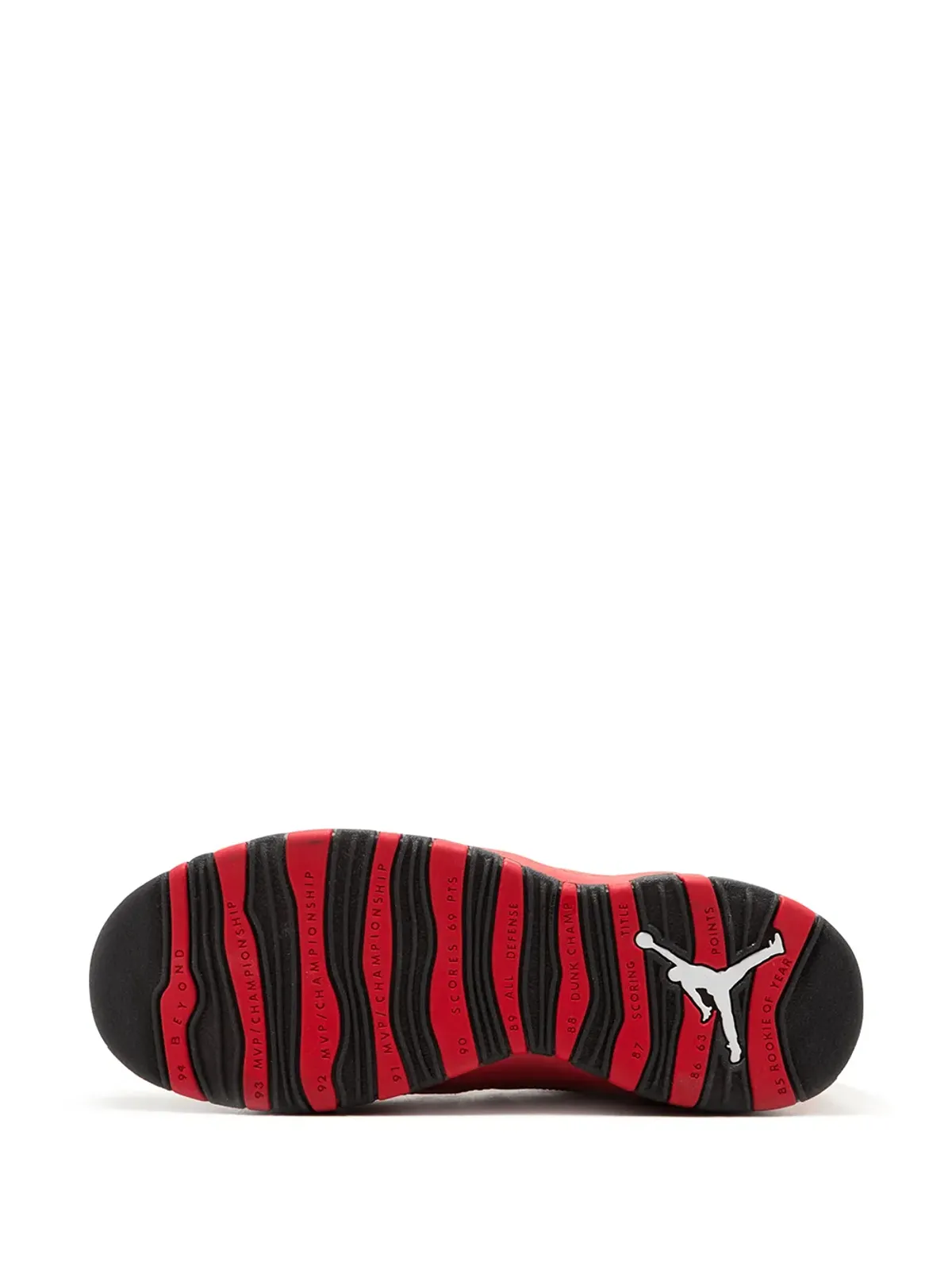 Jordan Kids エアジョーダン10 レトロ HOH BG「Steve Wiebe」スニーカー - 画像4