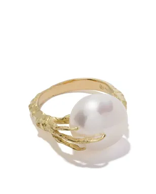 Wouters & Hendrix Gold 18kt ゴールド クロー・パール・リング - サムネイル1
