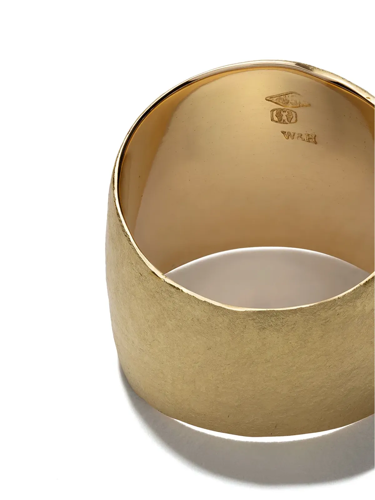 Wouters & Hendrix Gold 18Kゴールド ハンマー リング - 画像4