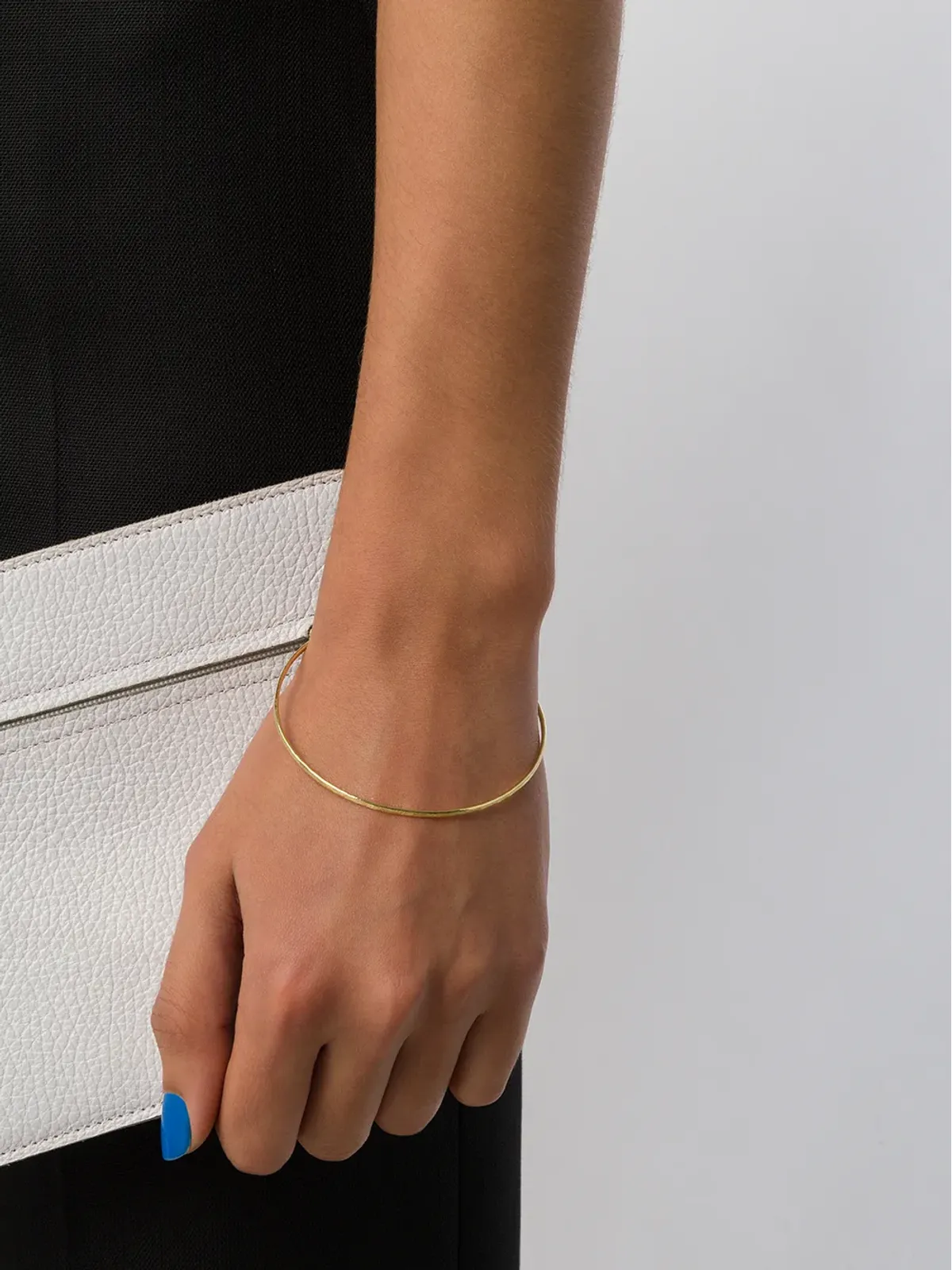 Wouters & Hendrix Gold 18ktゴールド ハンマー加工 バングル - 画像2