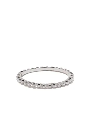 Wouters & Hendrix Gold 18ktホワイトゴールド ボールチェーンリング - サムネイル1