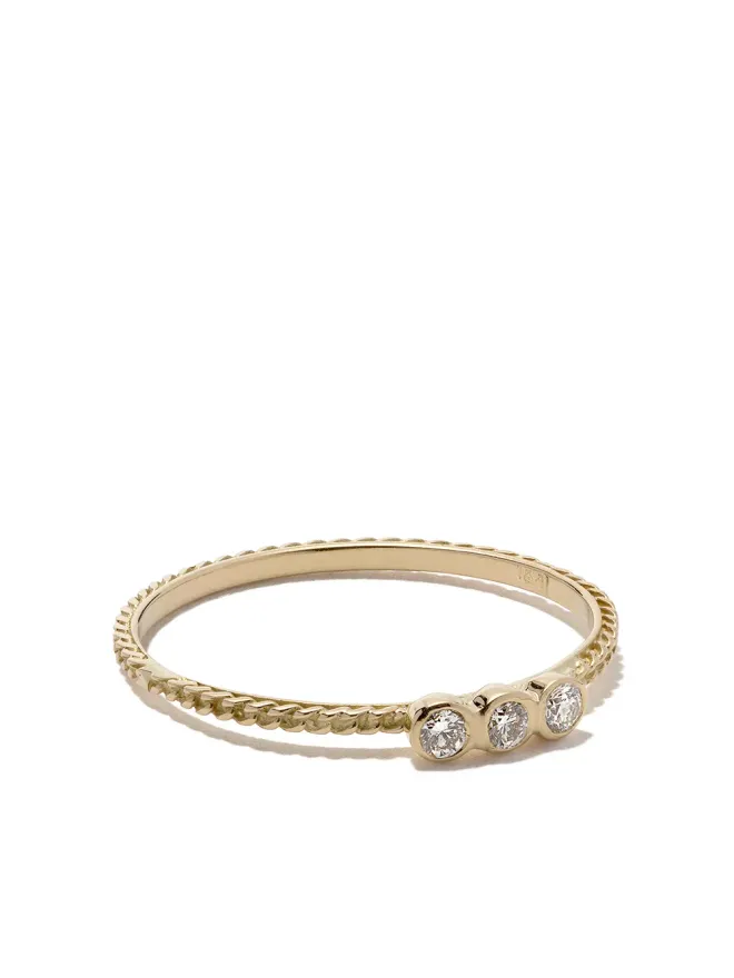 Wouters & Hendrix Gold Wouters & Hendrix Gold 18Kイエローゴールド チェーン ダイヤモンド リングの商品画像