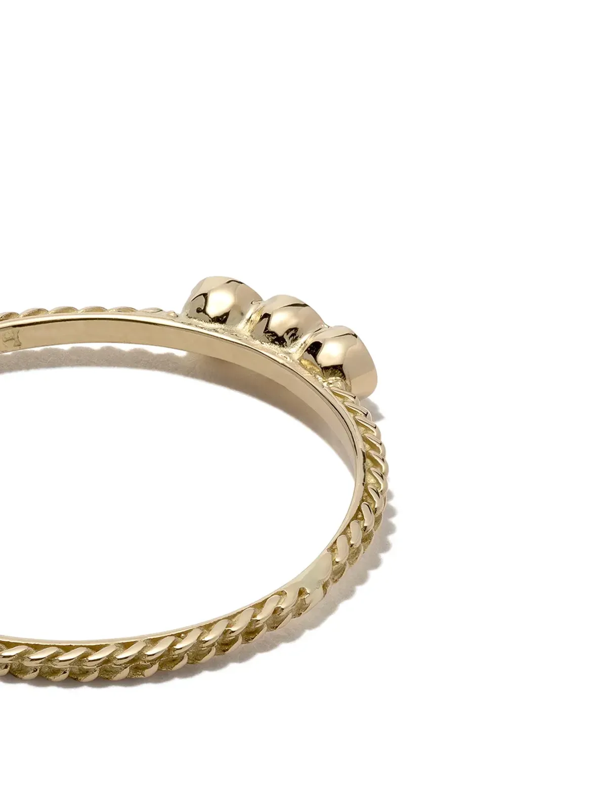 Wouters & Hendrix Gold 18Kイエローゴールド チェーン ダイヤモンド リング - 画像4