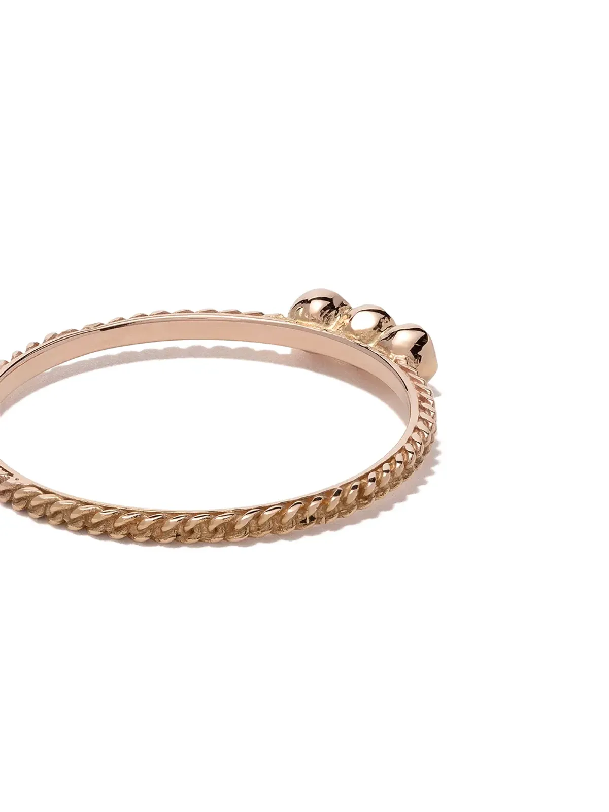 Wouters & Hendrix Gold 18kt ローズゴールド チェーン ダイヤモンド リング - ピンク - 画像4