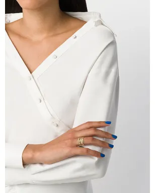 Wouters & Hendrix Gold 18K イエローゴールド ダイヤモンド セットのリング - サムネイル2