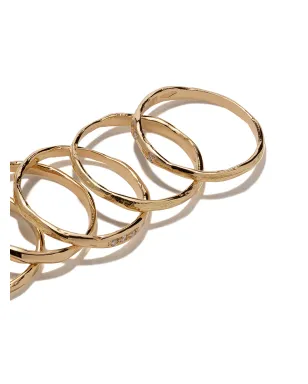 Wouters & Hendrix Gold 18K イエローゴールド ダイヤモンド セットのリング - サムネイル4