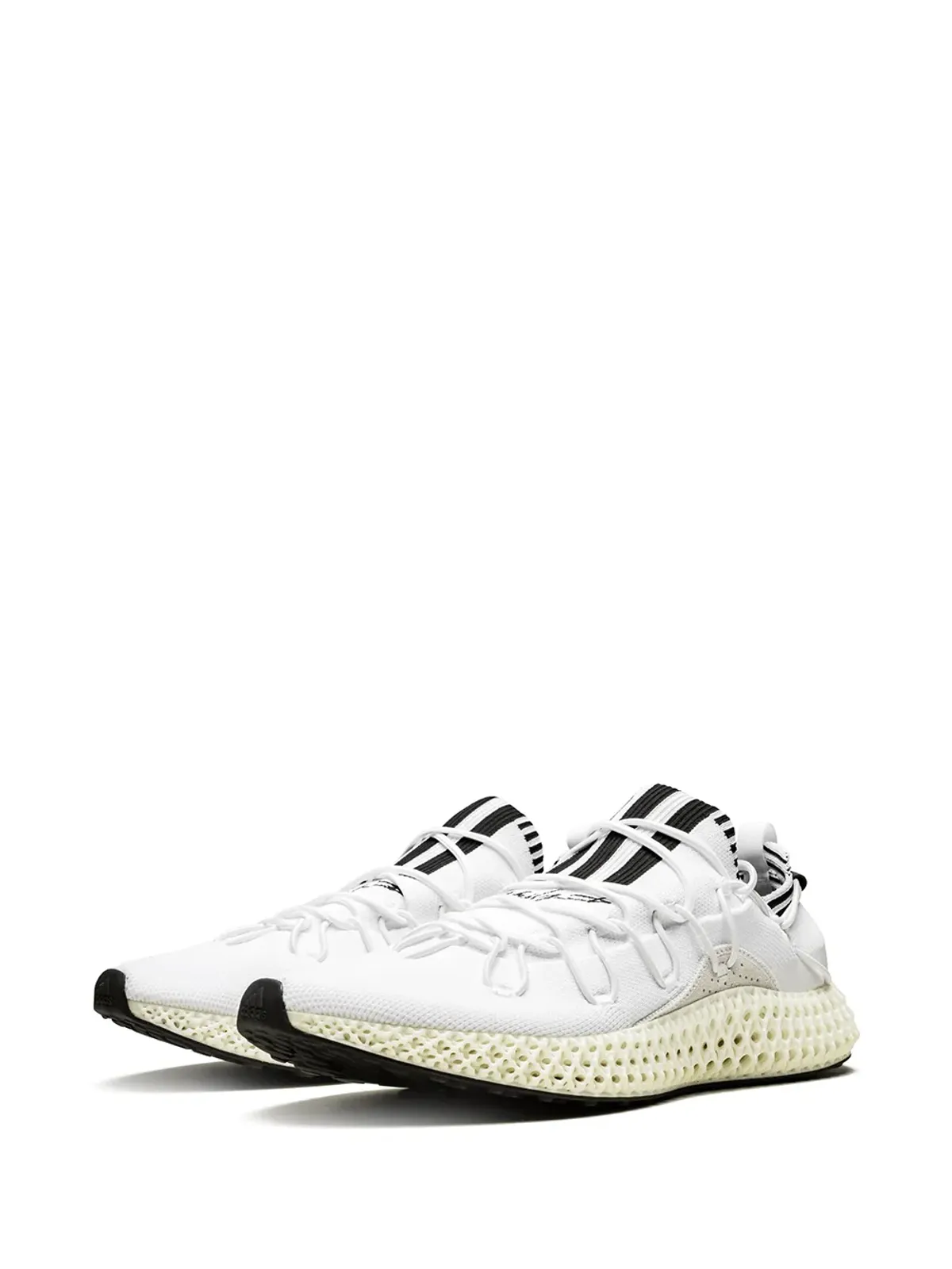adidas Y-3 ランナー 4D II スニーカー ホワイト - 画像2