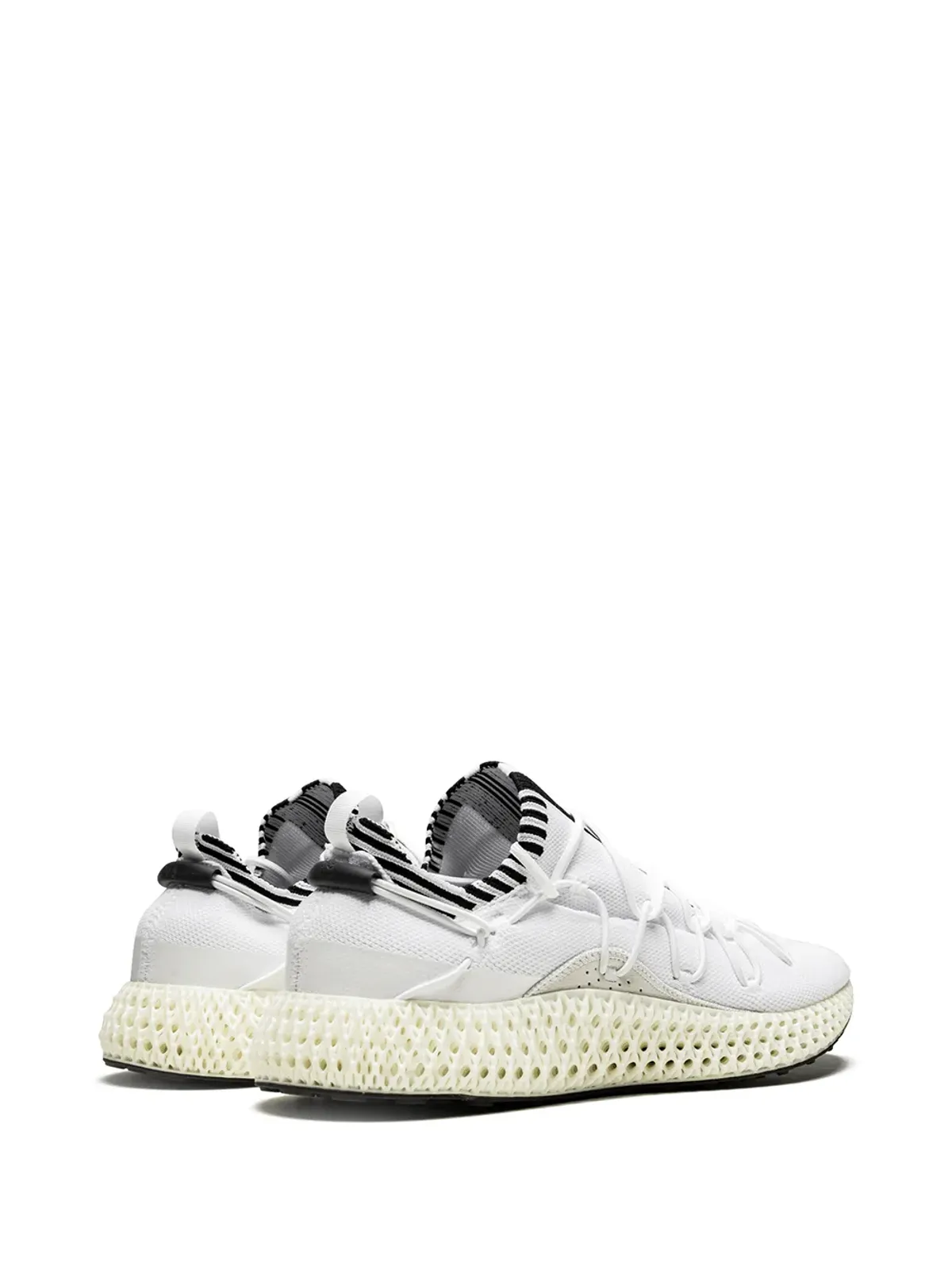 adidas Y-3 ランナー 4D II スニーカー ホワイト - 画像3