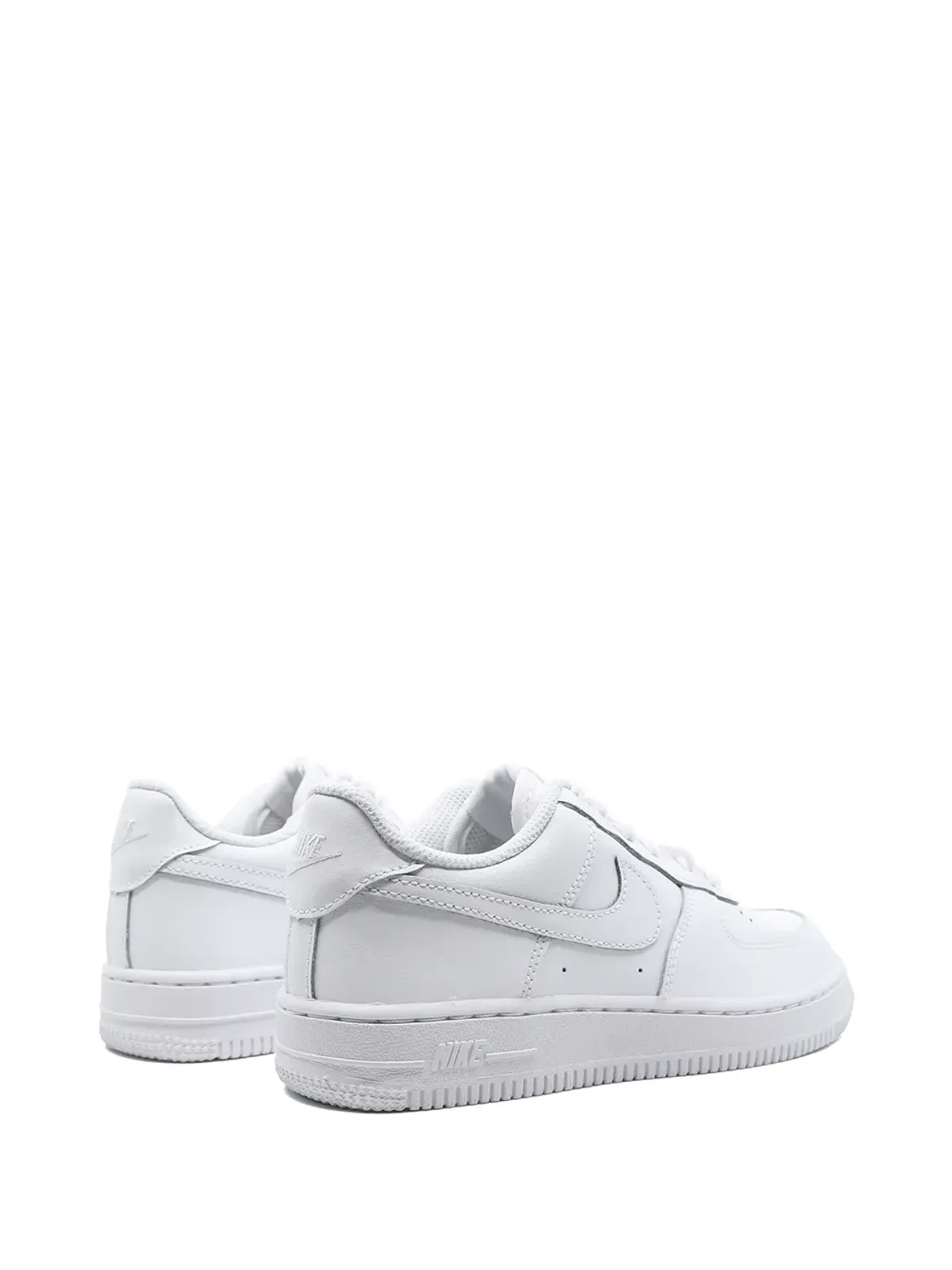Nike Kids Force 1 ホワイトオンホワイト スニーカー - 画像3