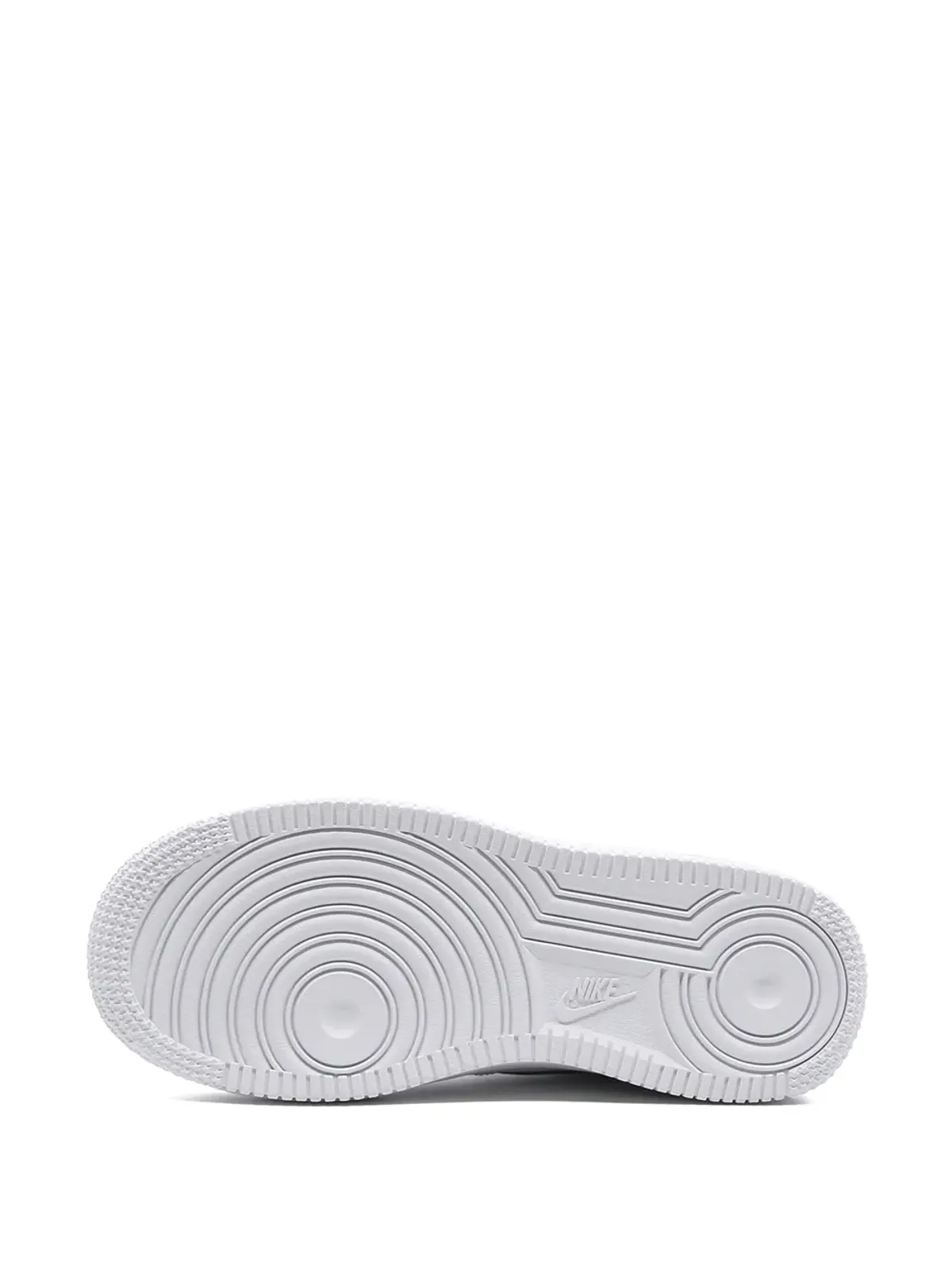 Nike Kids Force 1 ホワイトオンホワイト スニーカー - 画像4