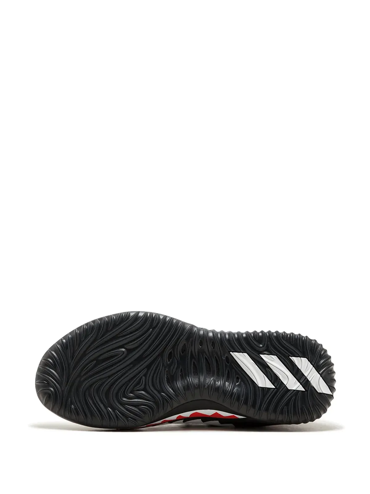 adidas x BAPE Dame4 レッドシャークABCカモ スニーカー - 画像4