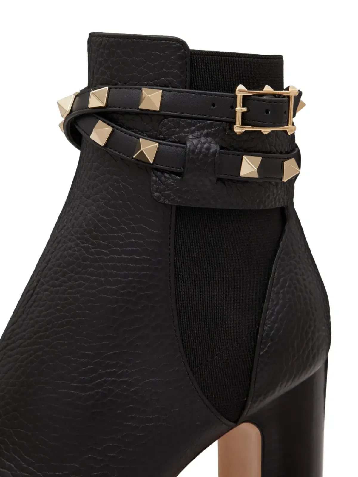 Valentino Garavani ロックスタッド アンクルブーツ - 画像4