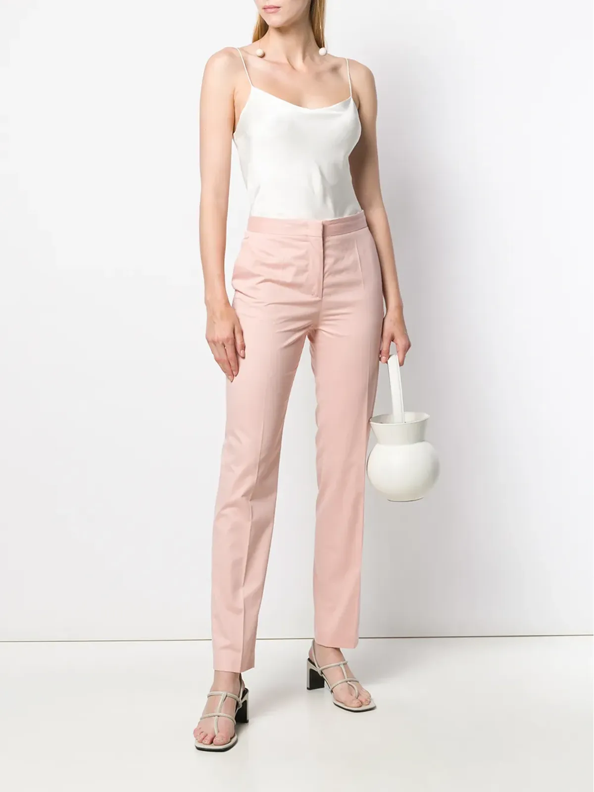 Alberta Ferretti ストレートレッグ テーラードパンツ - 画像2