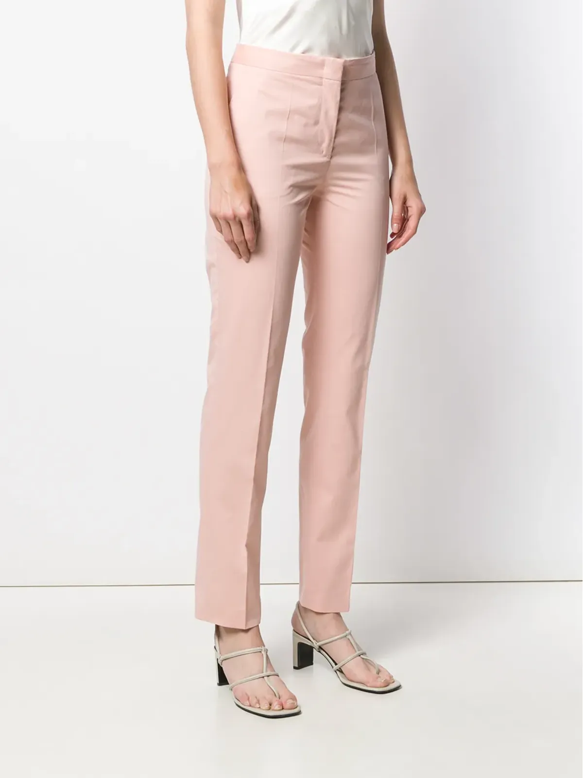Alberta Ferretti ストレートレッグ テーラードパンツ - 画像3