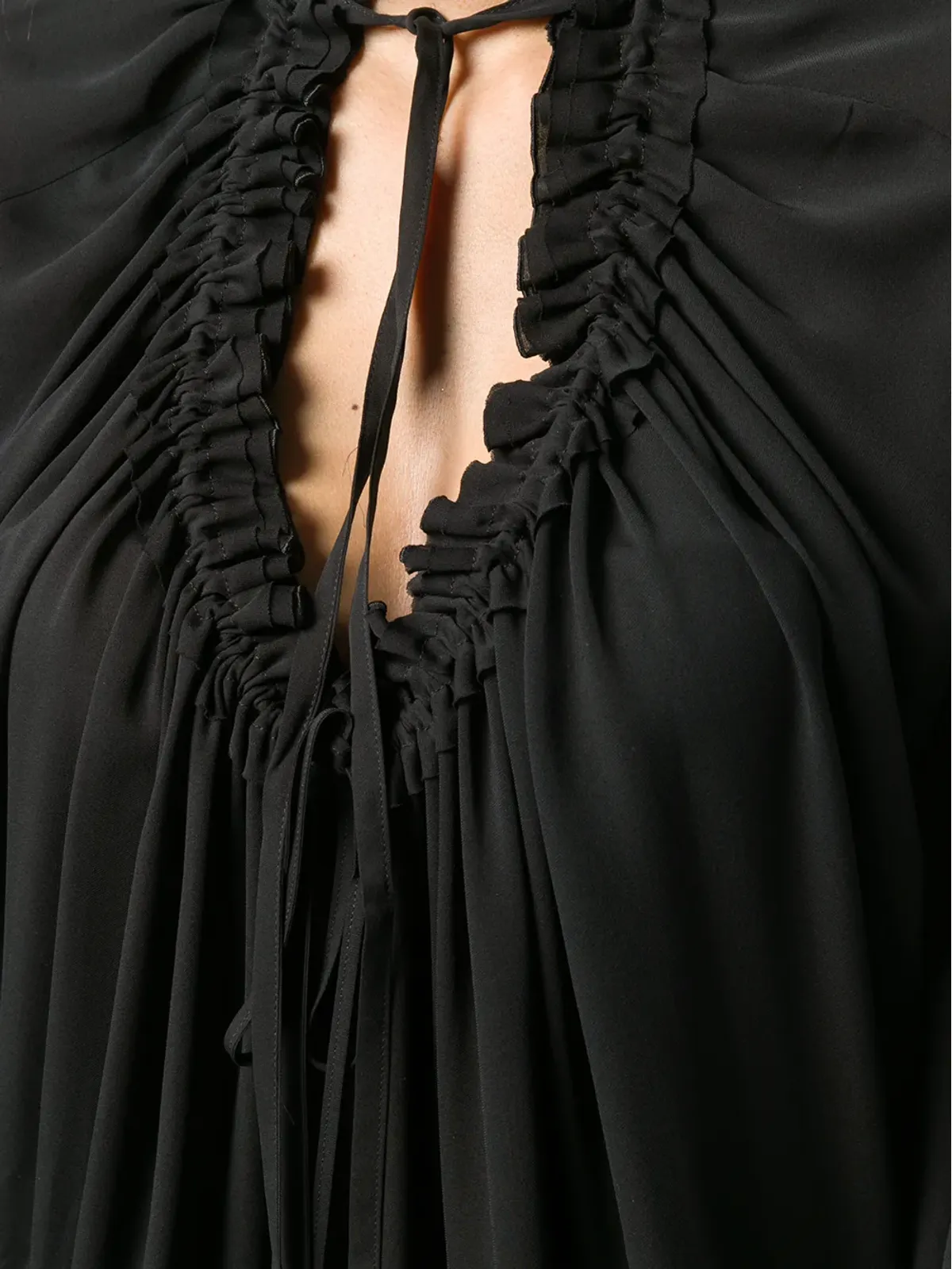 DSQUARED2 フリルブラウス - Black - 画像5