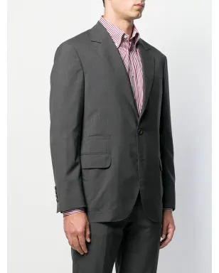 Brunello Cucinelli マイクロチェック柄スーツジャケット - サムネイル3