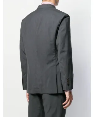 Brunello Cucinelli マイクロチェック柄スーツジャケット - サムネイル4