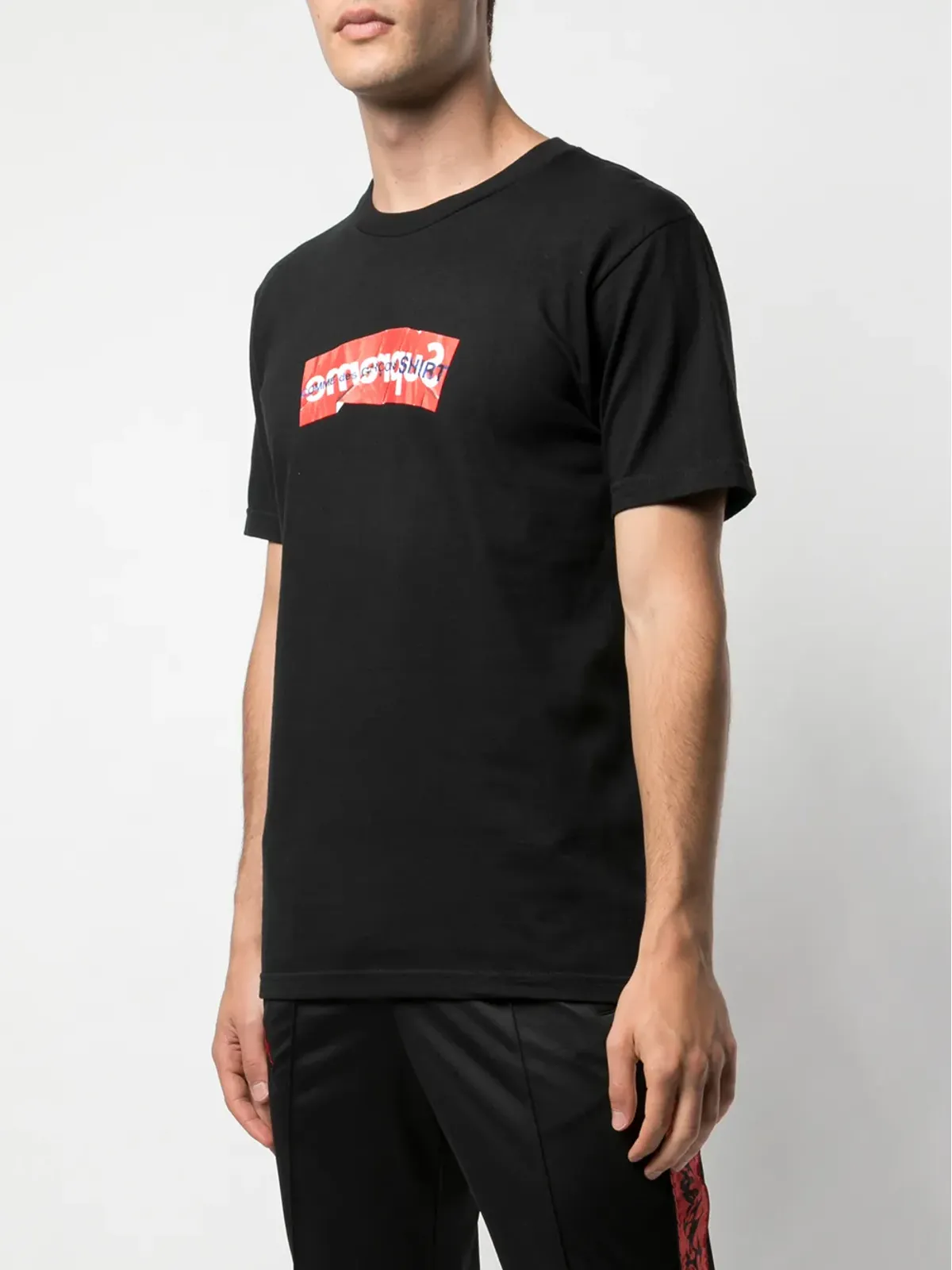 Supreme CDG ロゴプリント Tシャツ - 画像3