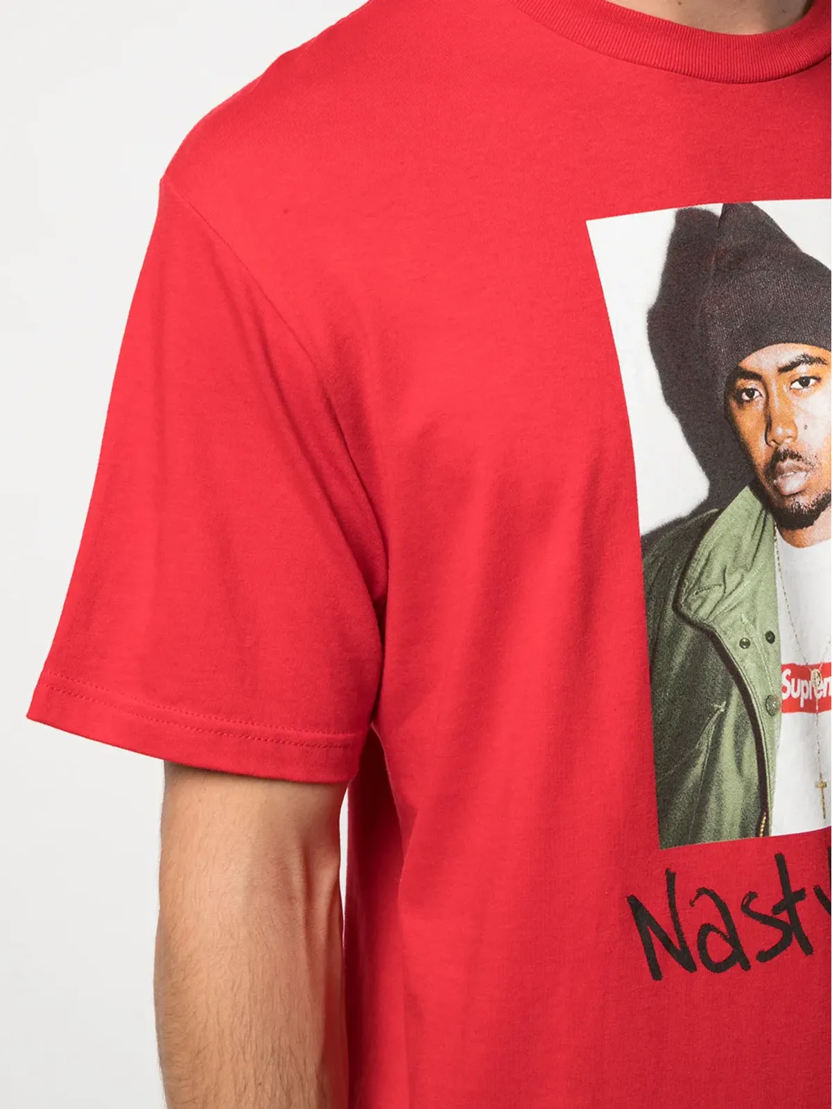 Supreme Nasty Nas 写真プリントTシャツ - 画像5
