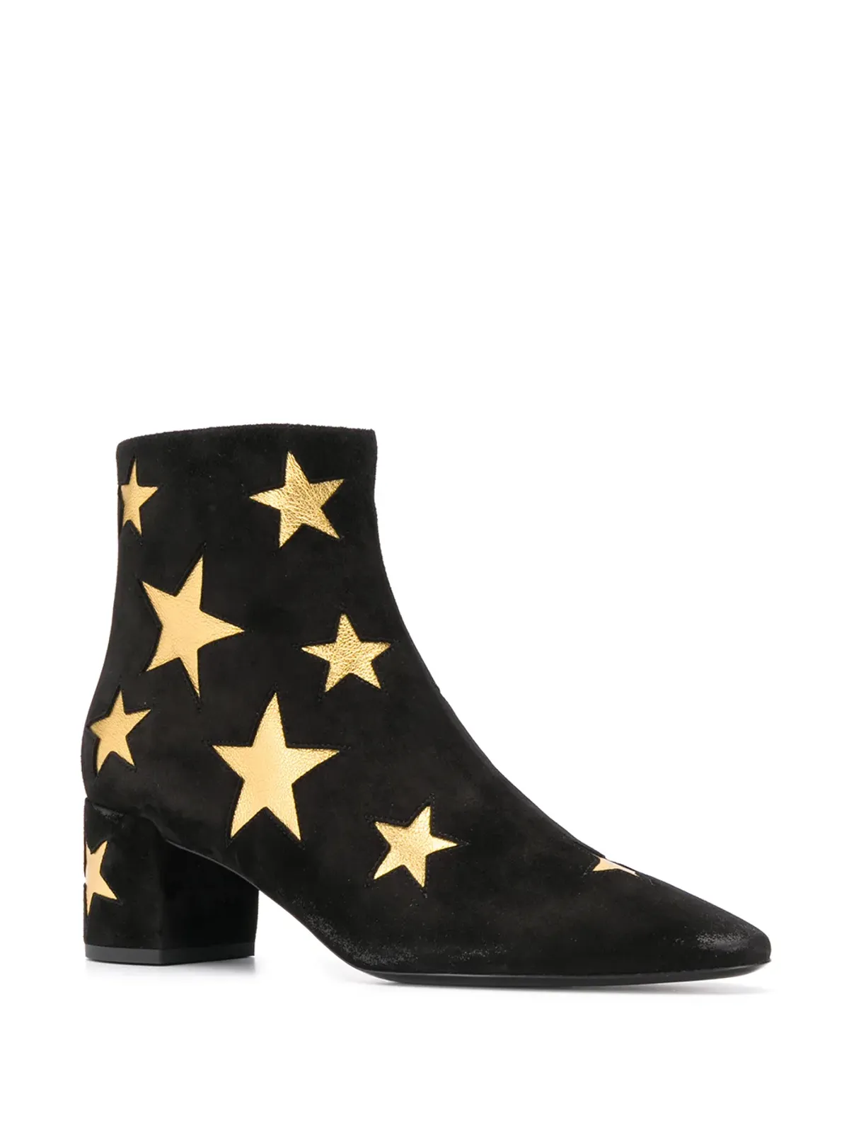 Saint Laurent スター・パッチ アンクルブーツ - 画像2