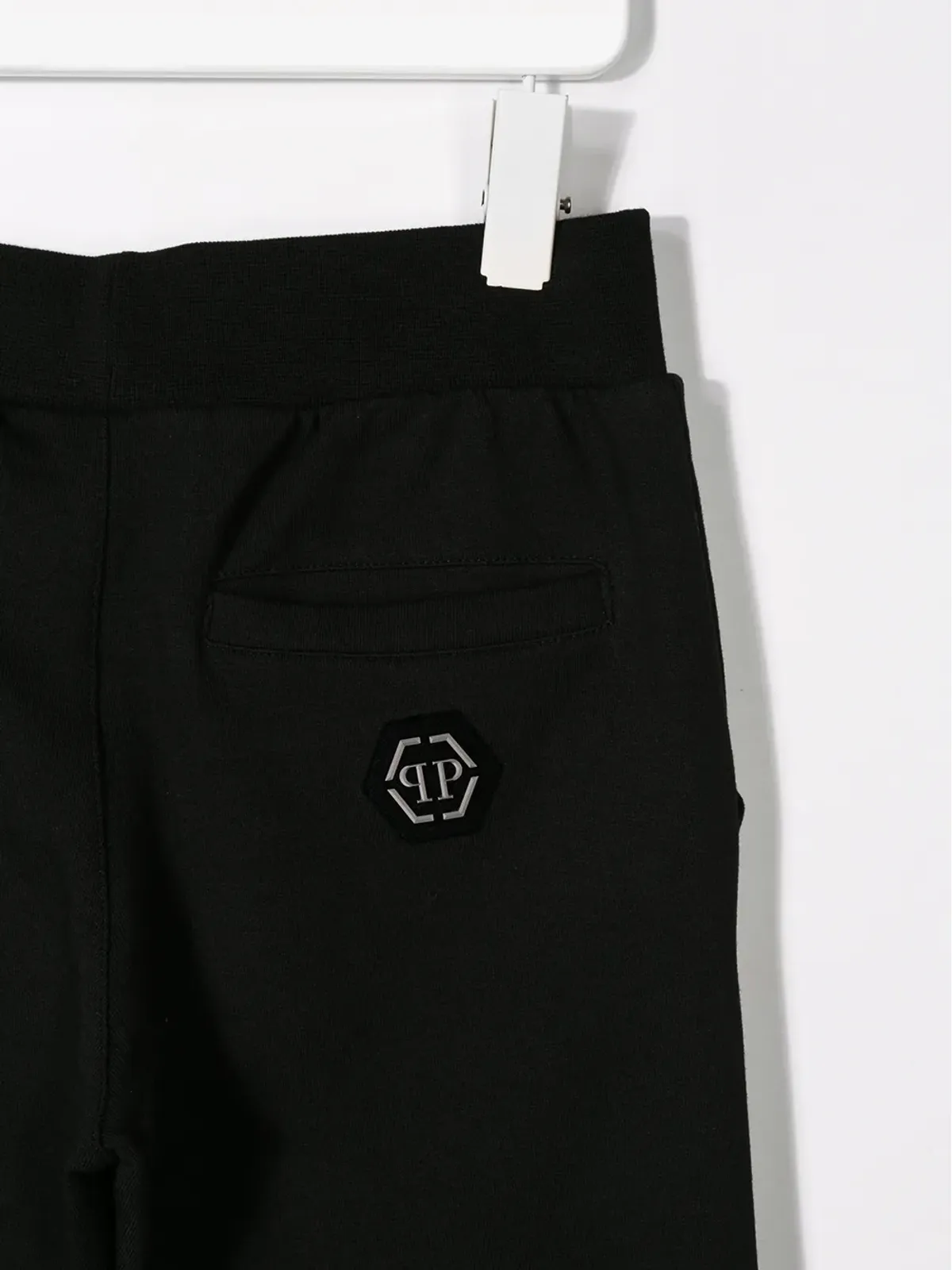 Philipp Plein Junior コントラストロゴ トラックパンツ ブラック - 画像3