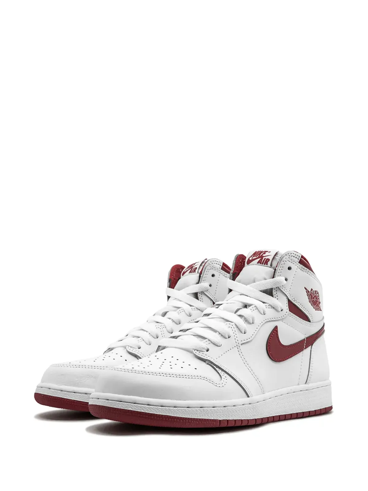 Jordan Kids エアジョーダン1 レトロハイOG BG スニーカー - ホワイト - 画像2