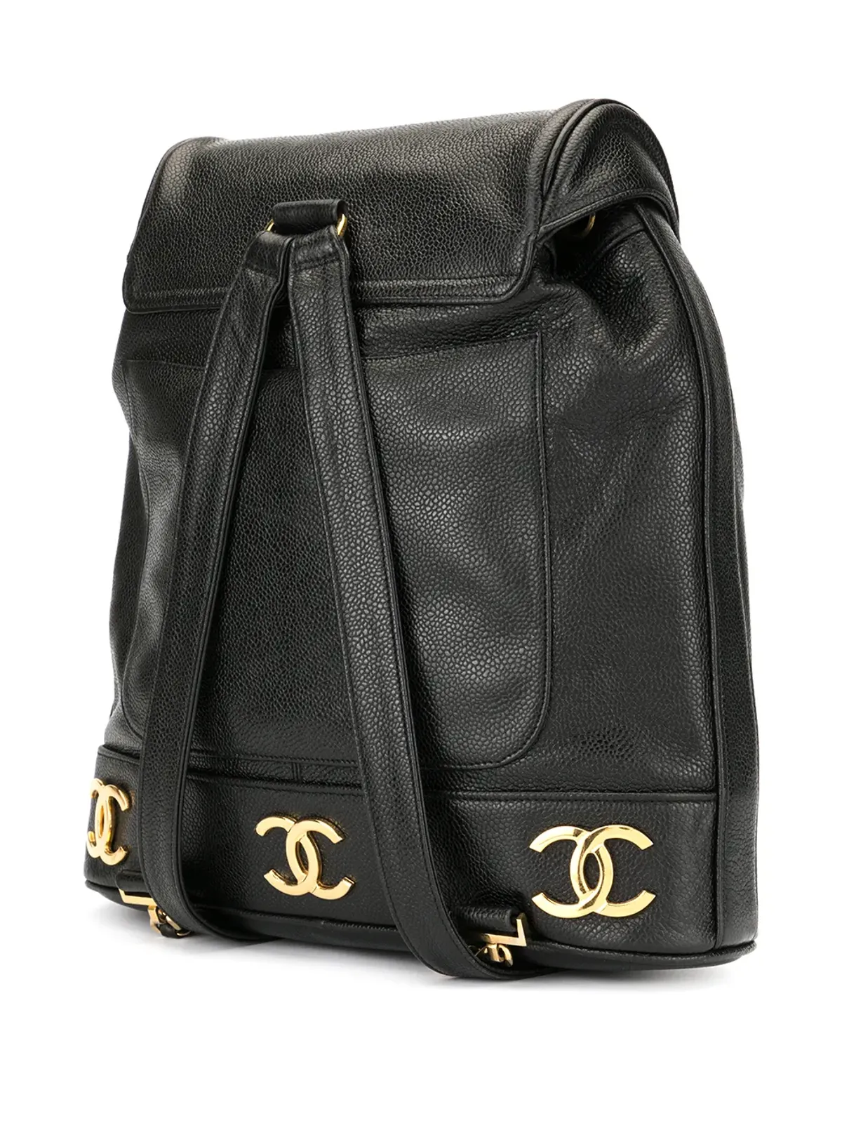 CHANEL Pre-Owned CCロゴチェーンバックパック - 画像3