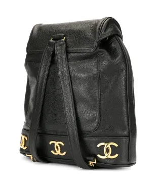 CHANEL Pre-Owned CCロゴチェーンバックパック - サムネイル3