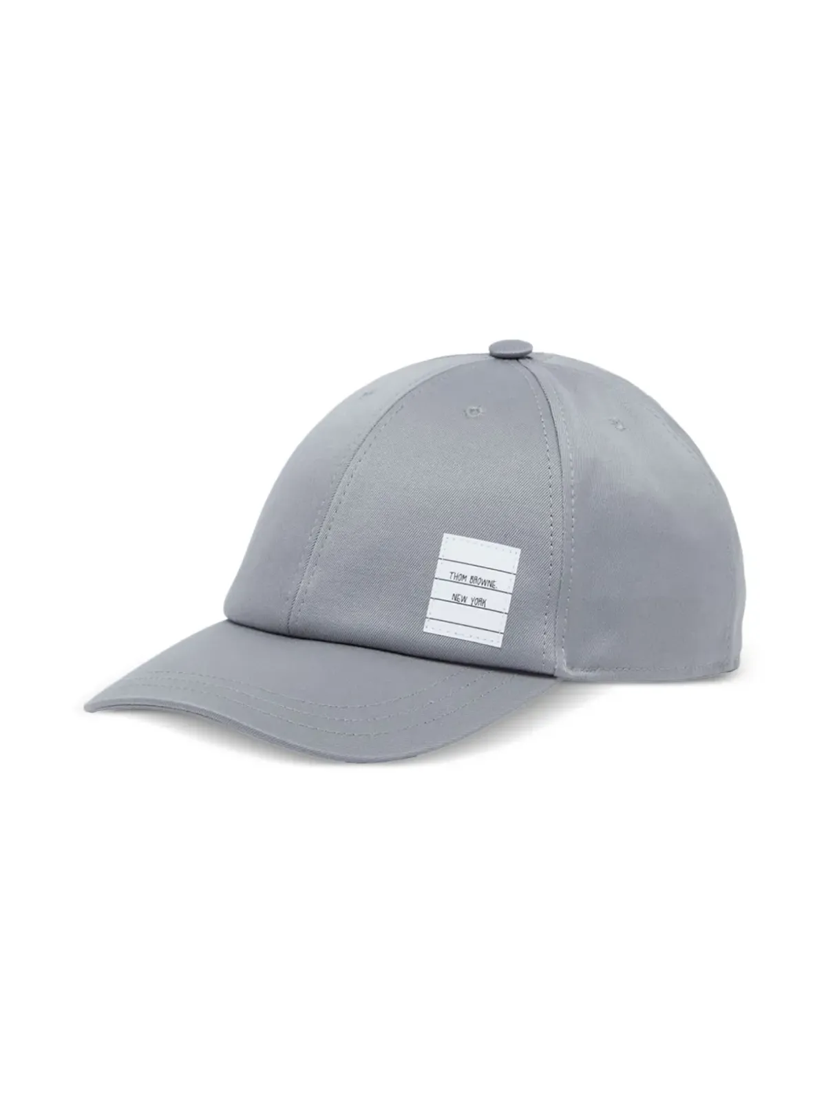 Thom Browne ロゴアップリケ コットン ベースボールキャップ - 画像2