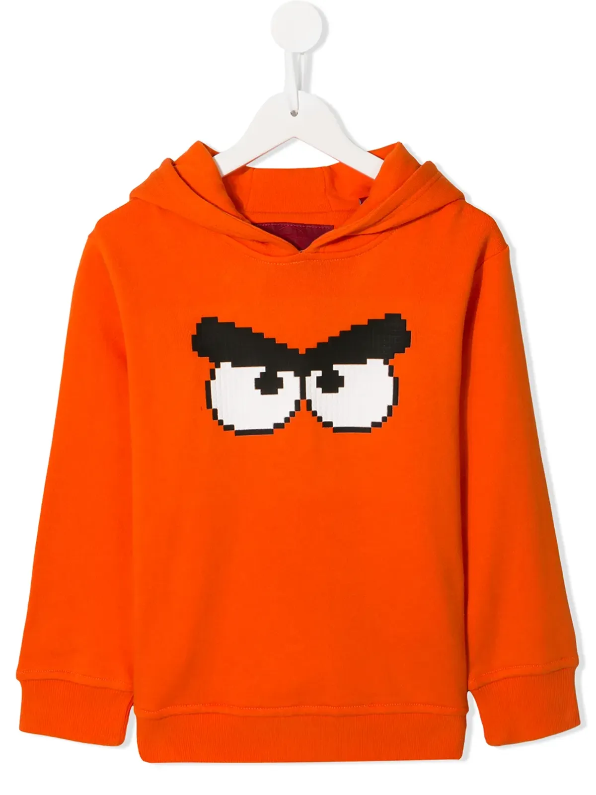 Mostly Heard Rarely Seen 8-Bit Angry Birdプリントのフーディー - 画像1