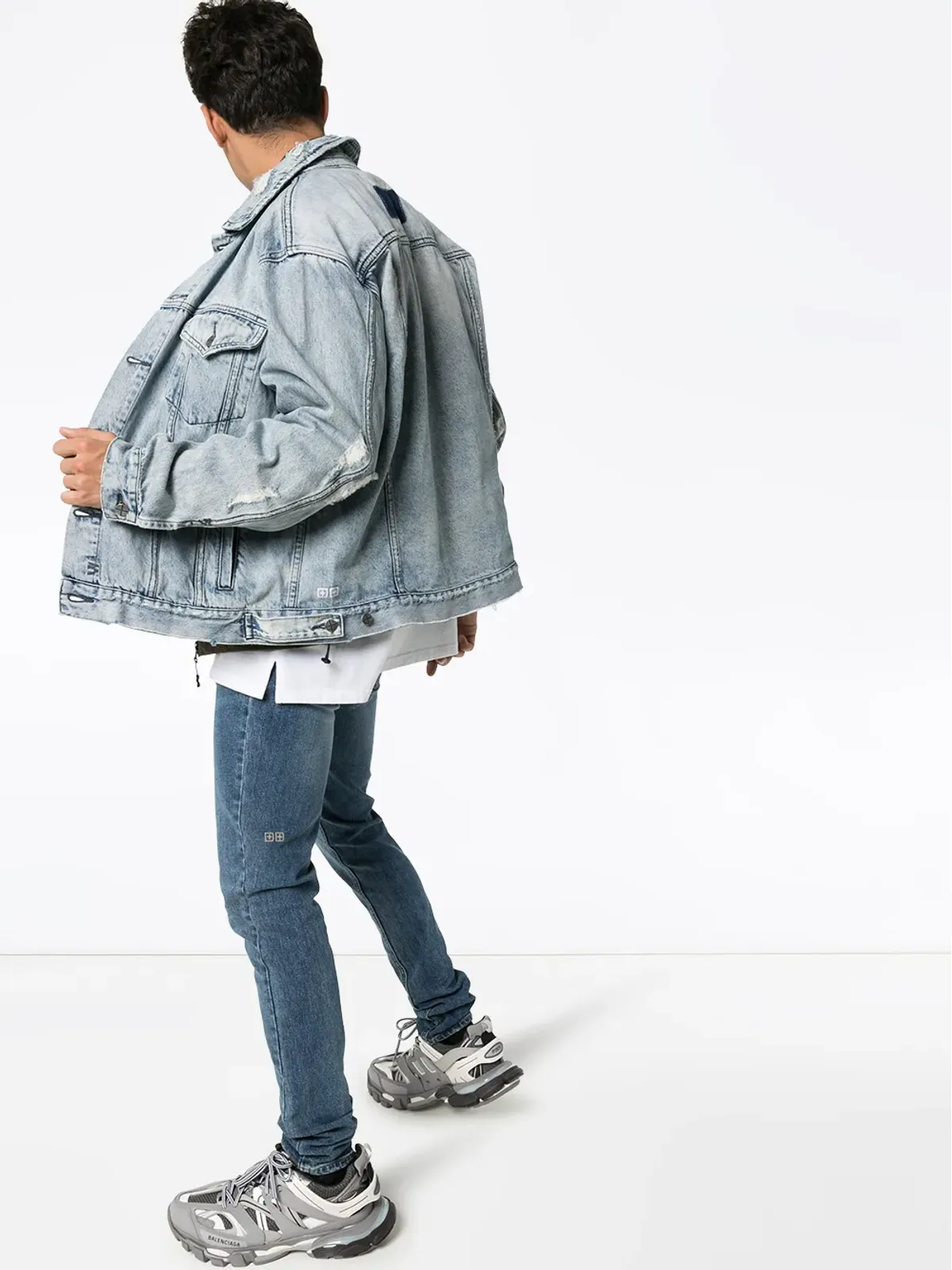 Ksubi アシッドウォッシュ デニムジャケット - 画像2