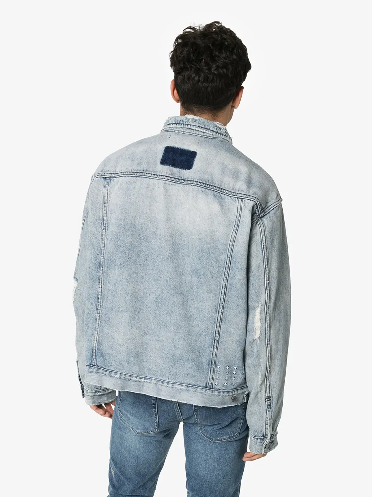 Ksubi アシッドウォッシュ デニムジャケット - 画像4