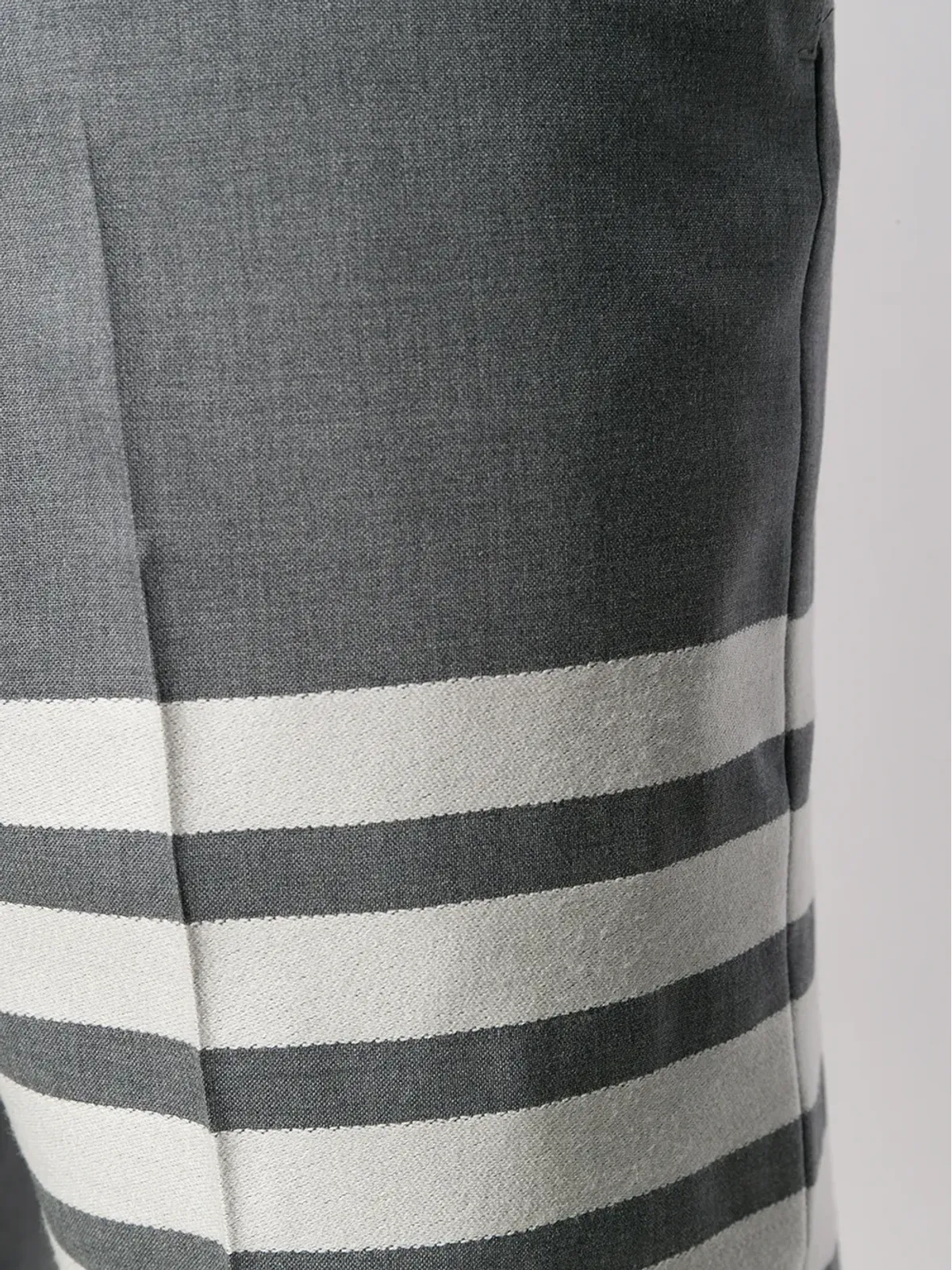 Thom Browne 4バー平織スーツパンツ - グレー - 画像5