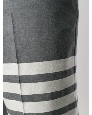 Thom Browne 4バー平織スーツパンツ - グレー - サムネイル5