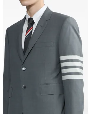 Thom Browne 4-Barストライプ シングルブレスト ブレザー - グレー - サムネイル5