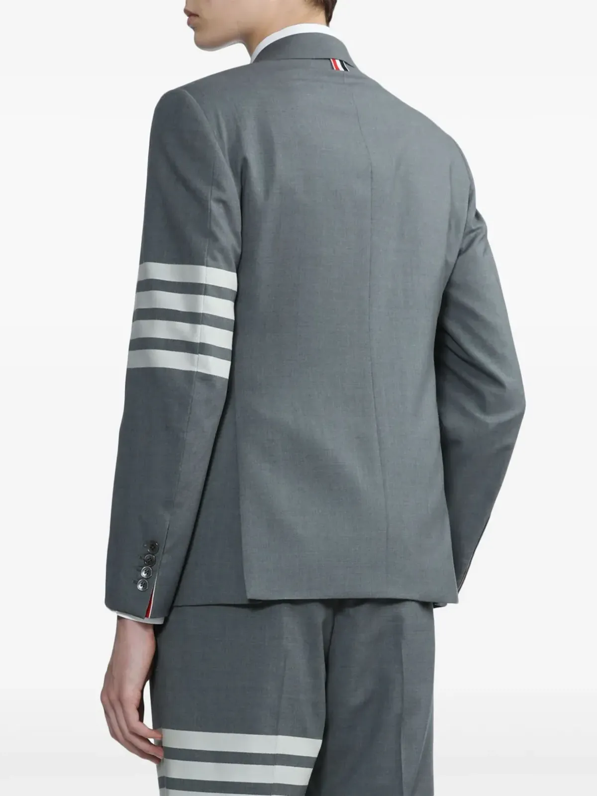 Thom Browne 4-Barストライプ シングルブレスト ブレザー - グレー - 画像4