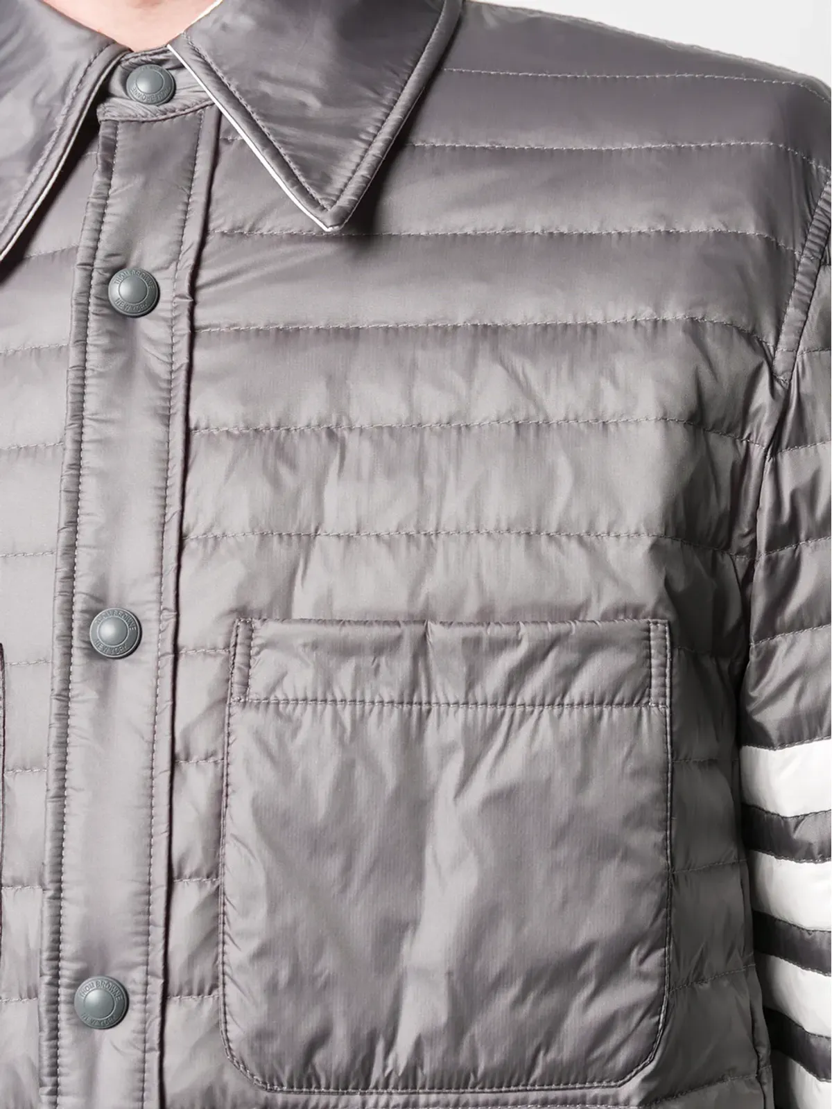 Thom Browne 4-Bar ダウンフィル シャツジャケット - 画像5